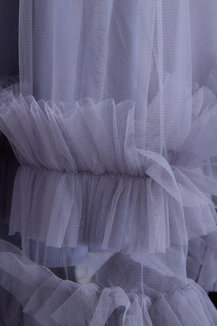 【予約】フリルチュールティアードスカート