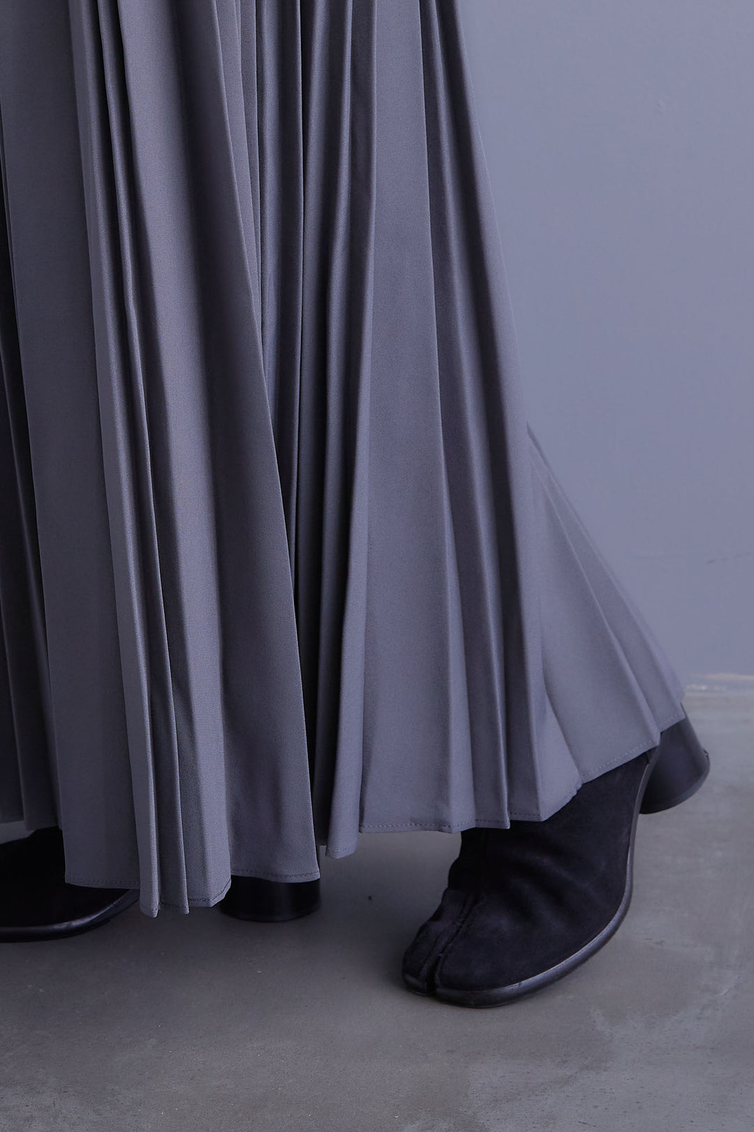 【予約】ダブルプリーツロングスカート