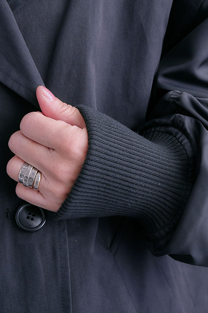 【予約】シャーリングMA-1オーバートレンチ【2WAY】