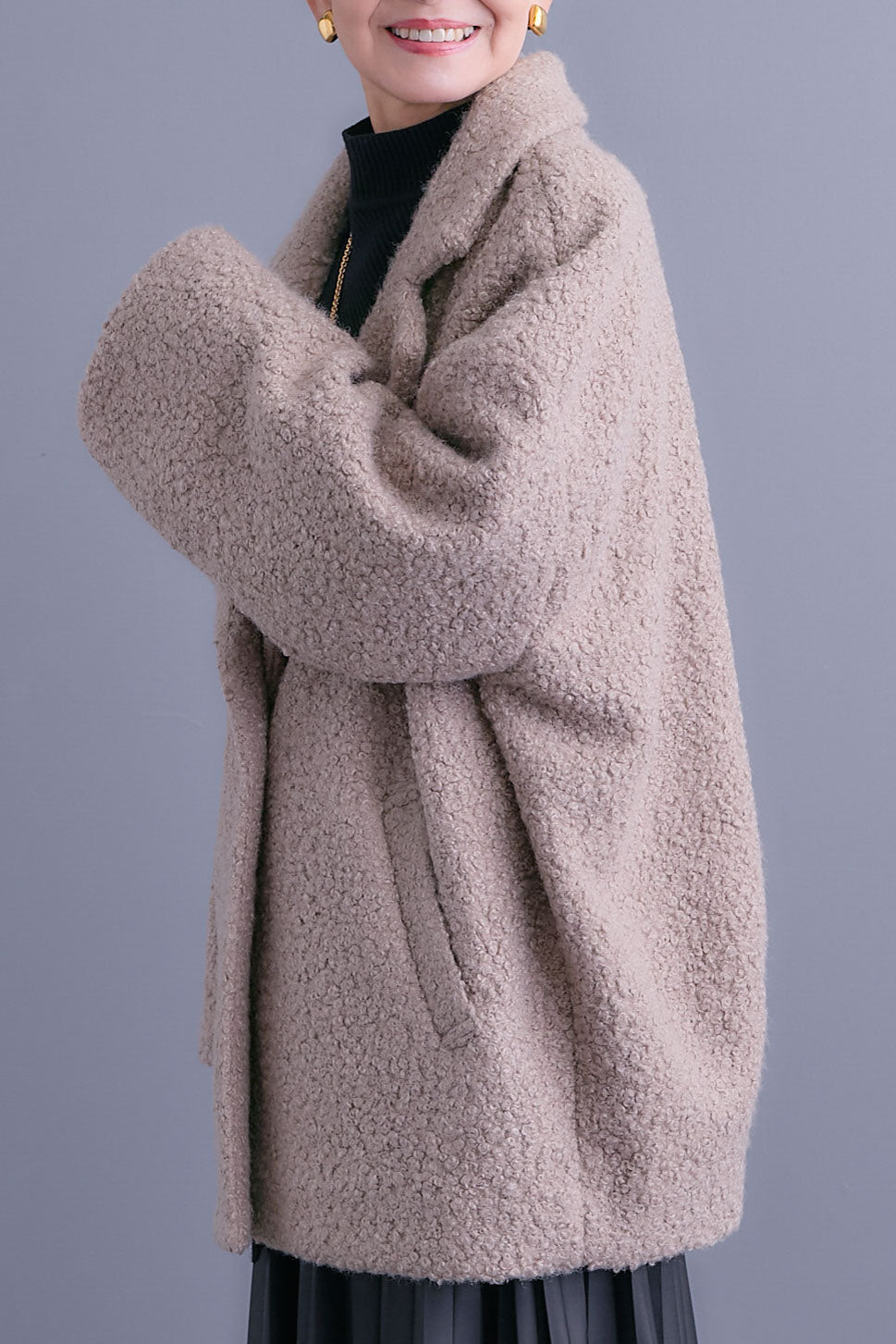 【予約】ブークレーテーラードコート