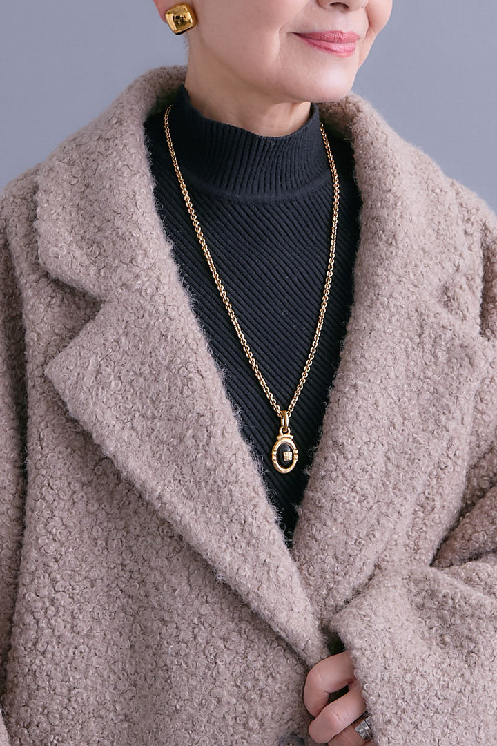 【SET】ブークレーテーラードコート+グレンチェックプリーツスカート(2set)