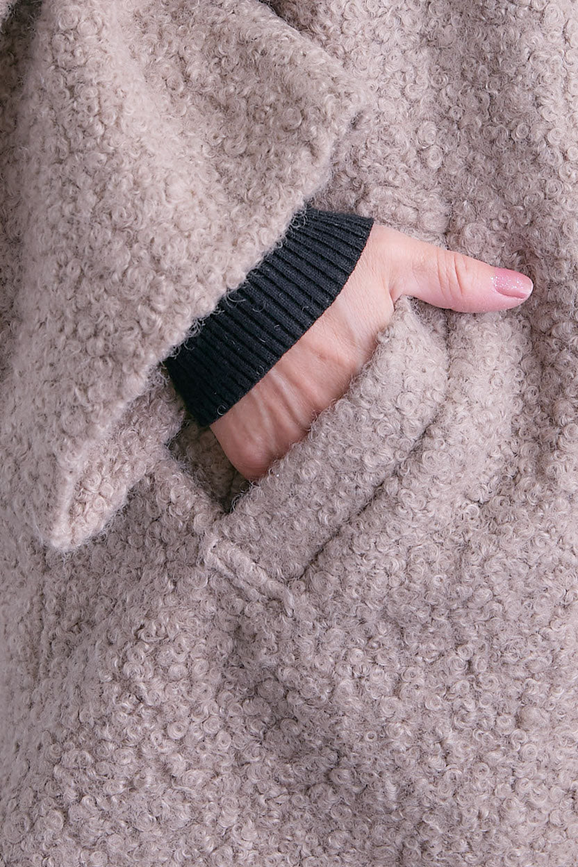 【予約】ブークレーテーラードコート