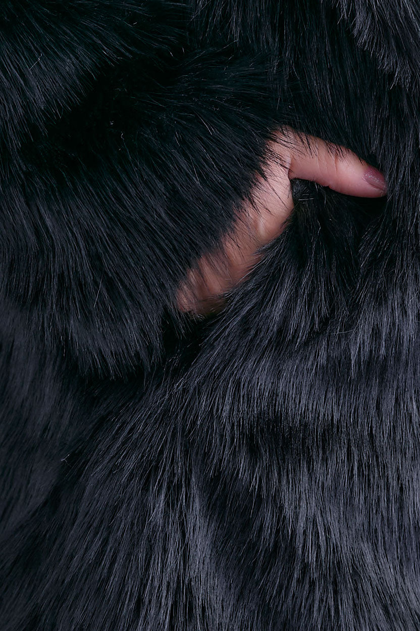 【予約】テーラードカラーファーコート