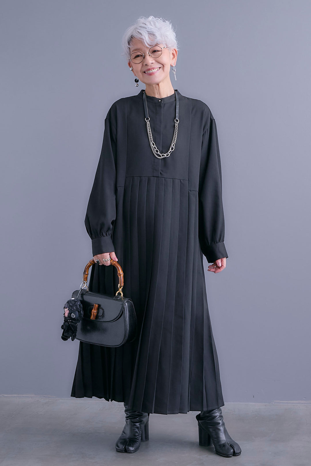 【予約】イレギュラープリーツワンピース