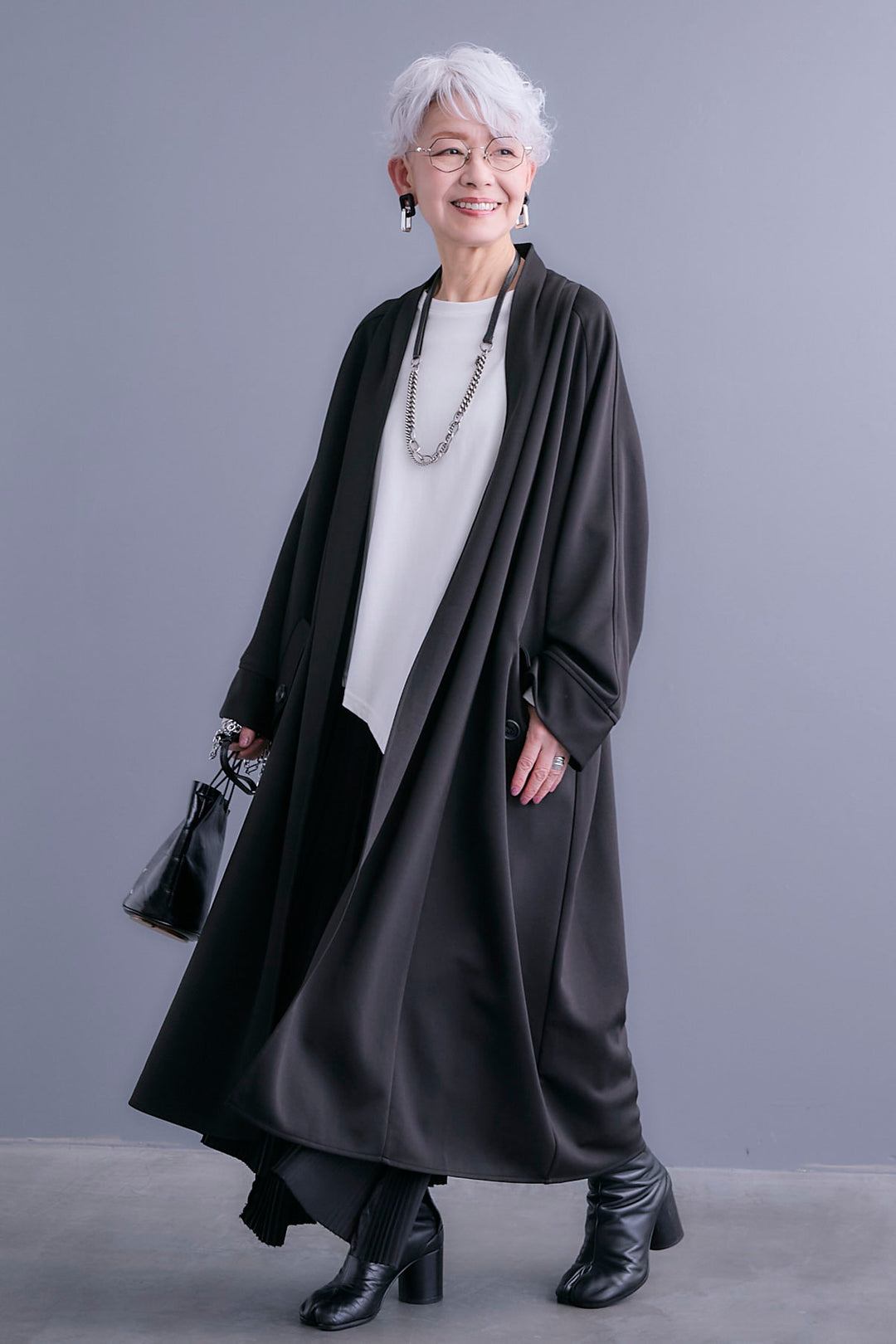 【予約】ノーカラーコートライクカーディガン