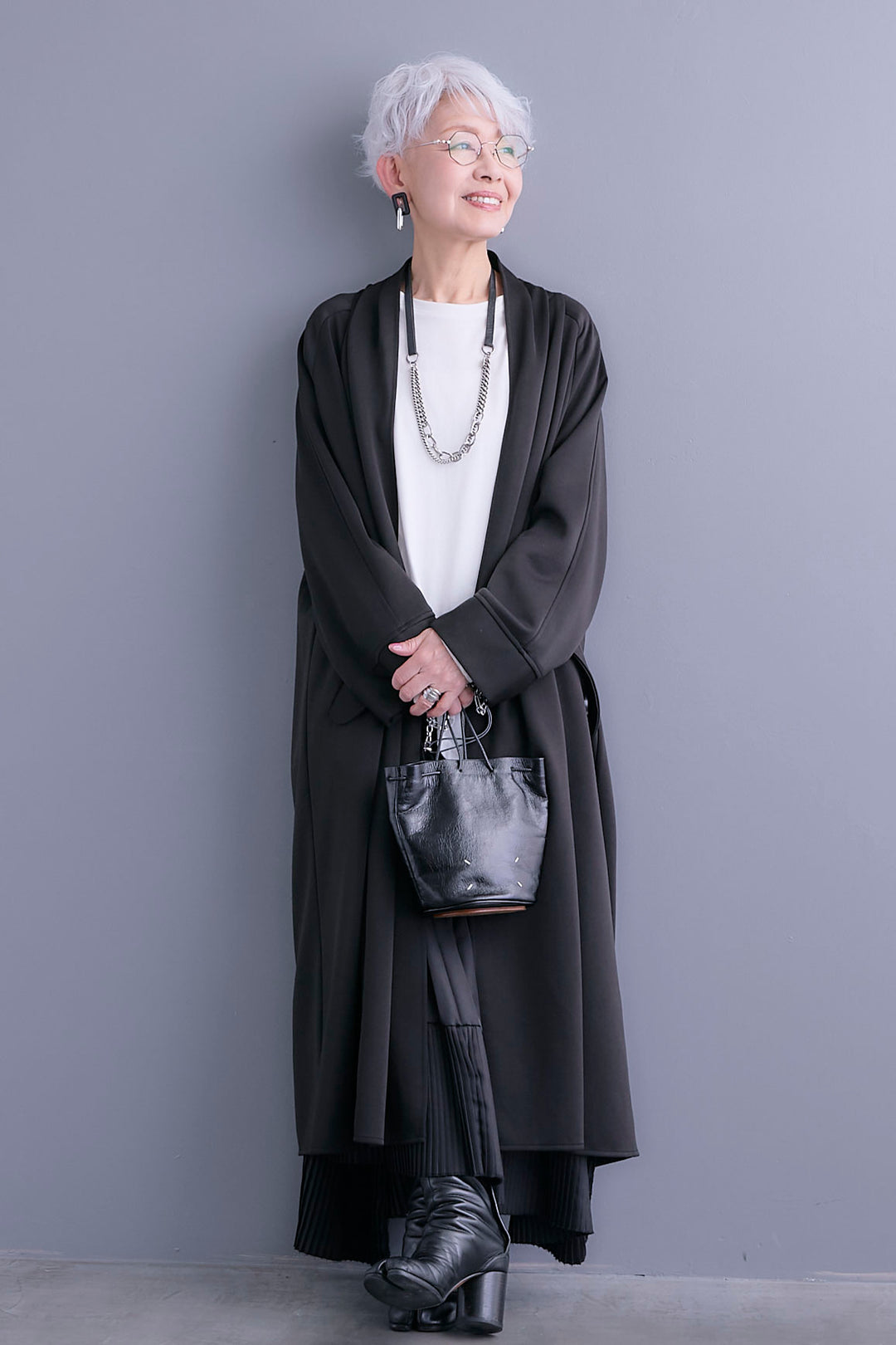 【予約】ノーカラーコートライクカーディガン