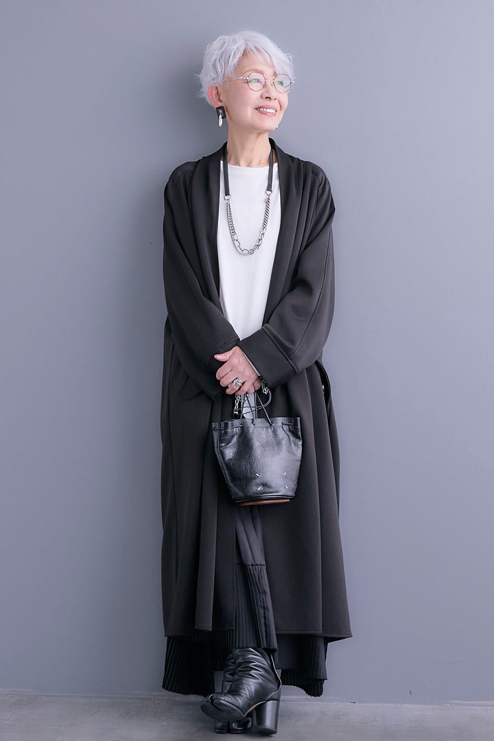 【予約】ノーカラーコートライクカーディガン