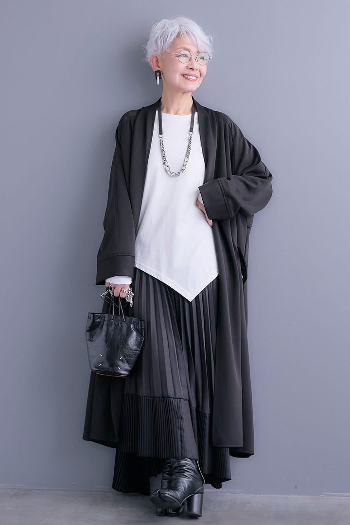 【予約】ノーカラーコートライクカーディガン