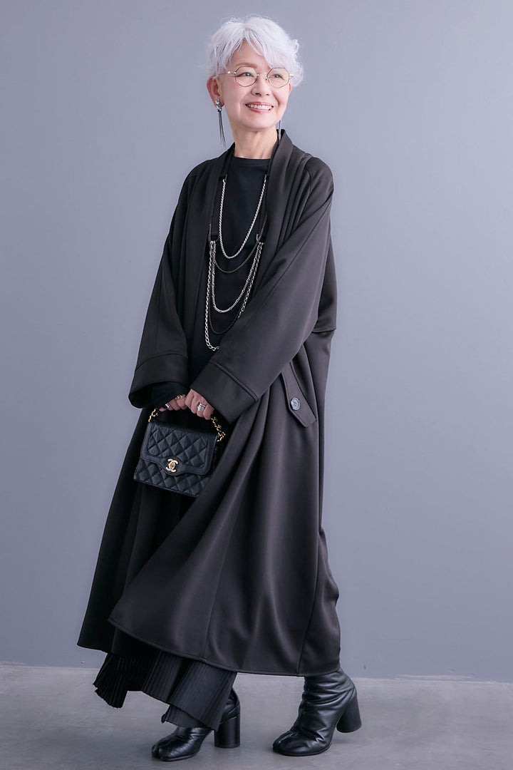 【予約】ノーカラーコートライクカーディガン