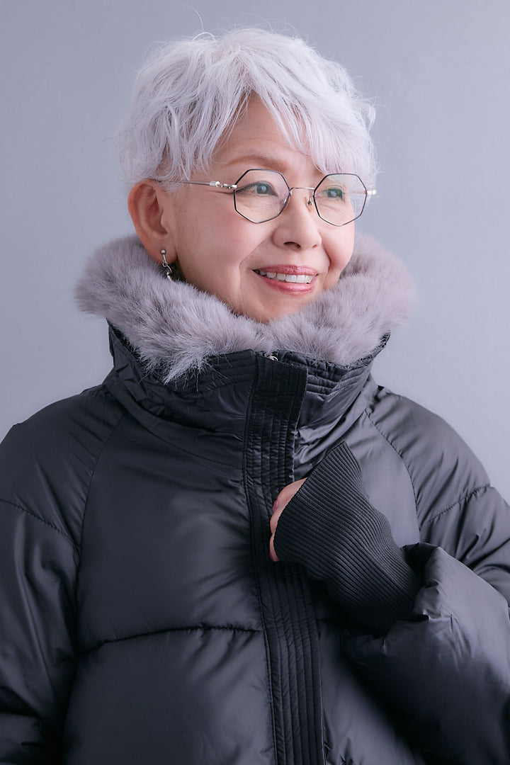 【予約】ファーカラーパディングコート