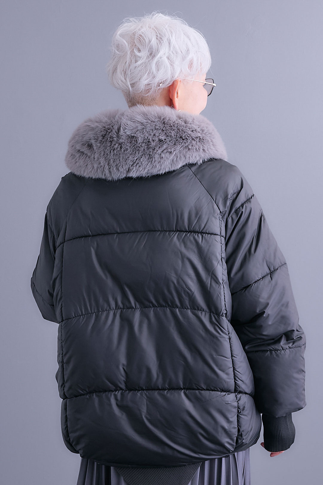 【予約】ファーカラーパディングコート