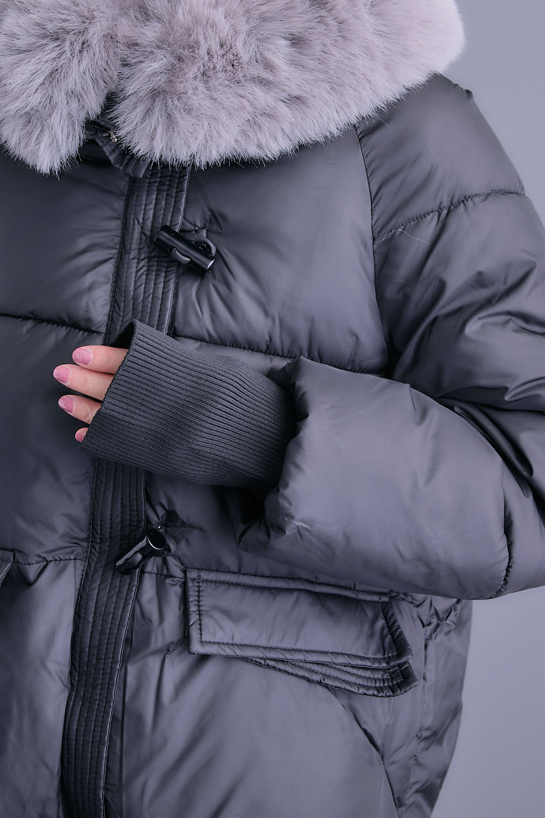 【予約】ファーカラーパディングコート