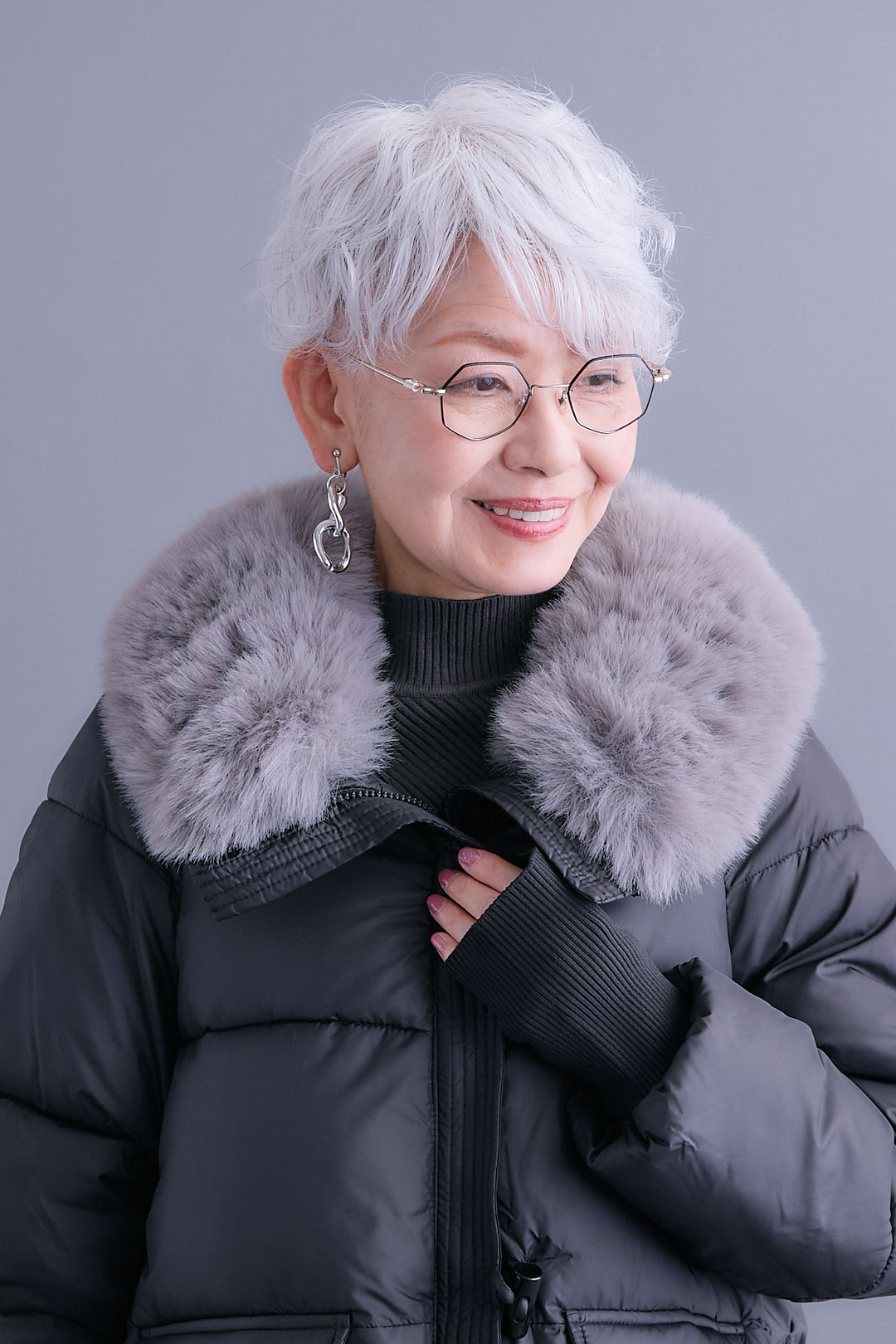 【予約】ファーカラーパディングコート