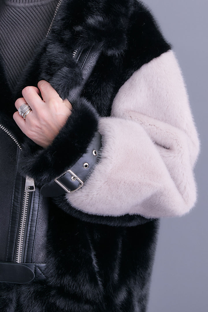 【予約】ライダースドッキングエコファージャケット