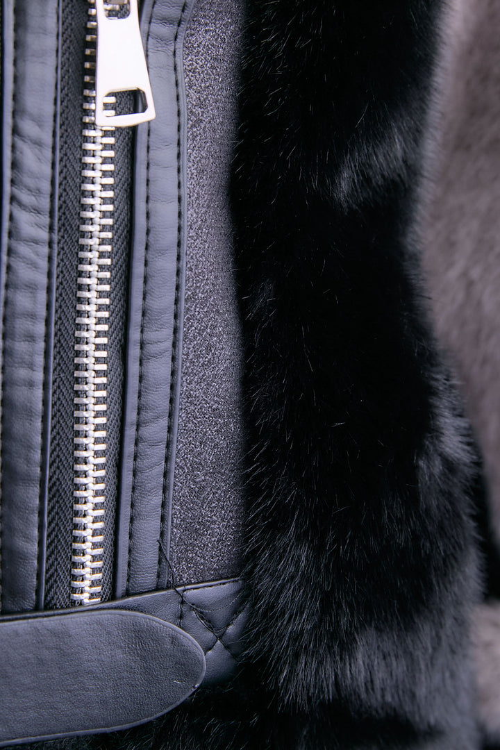 【予約】ライダースドッキングエコファージャケット