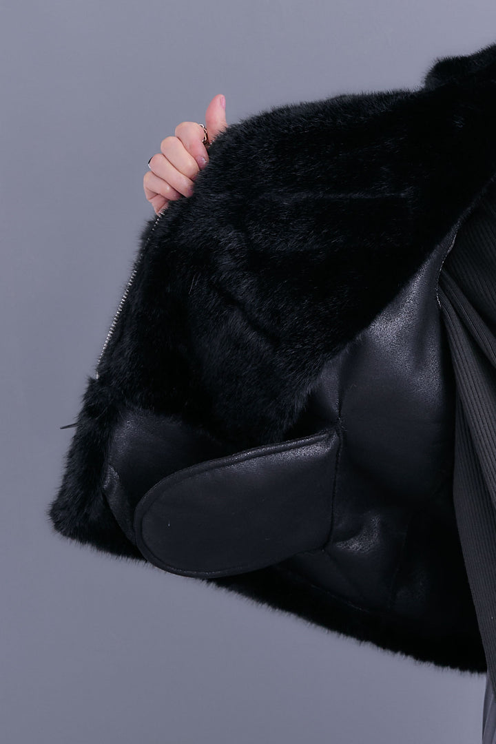 【予約】ライダースドッキングエコファージャケット