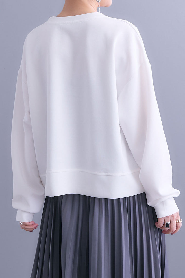 【予約】レイヤードデザインアシンメトリープルオーバー