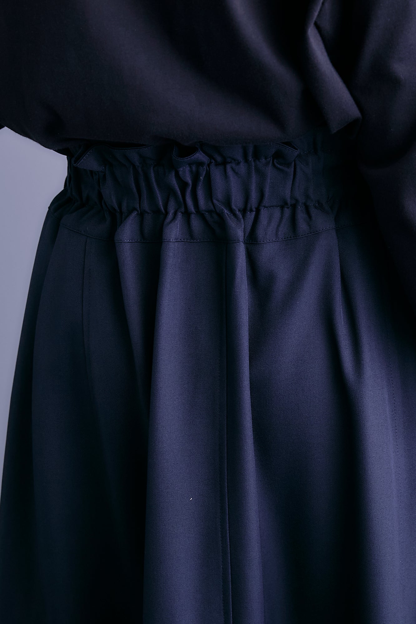 SET】アシンメトリーボートネックドルマンニット+ツートーンアシメ