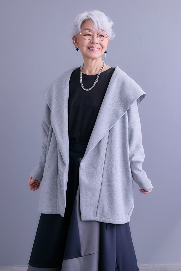 【予約】裏起毛ドルマンガウン