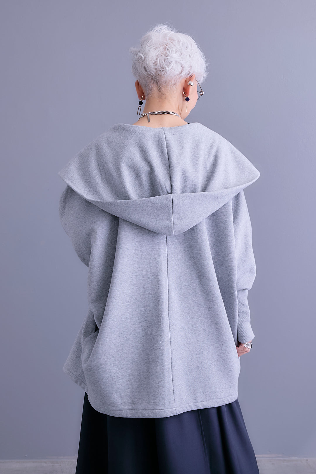 【予約】裏起毛ドルマンガウン