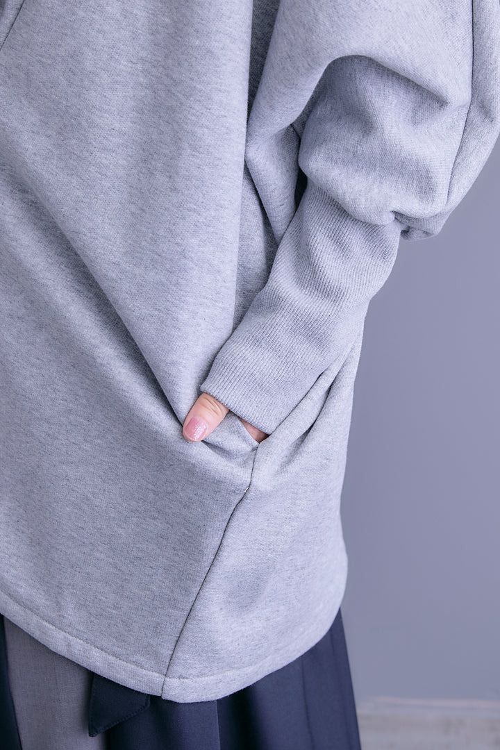 【予約】裏起毛ドルマンガウン