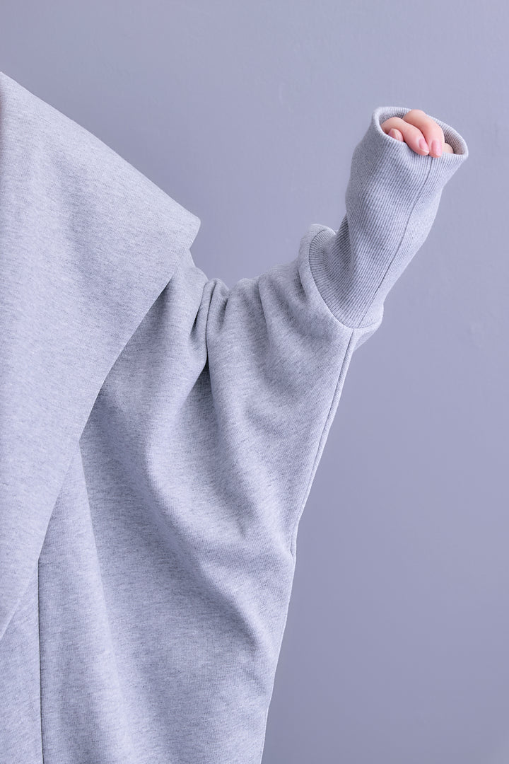 【予約】裏起毛ドルマンガウン