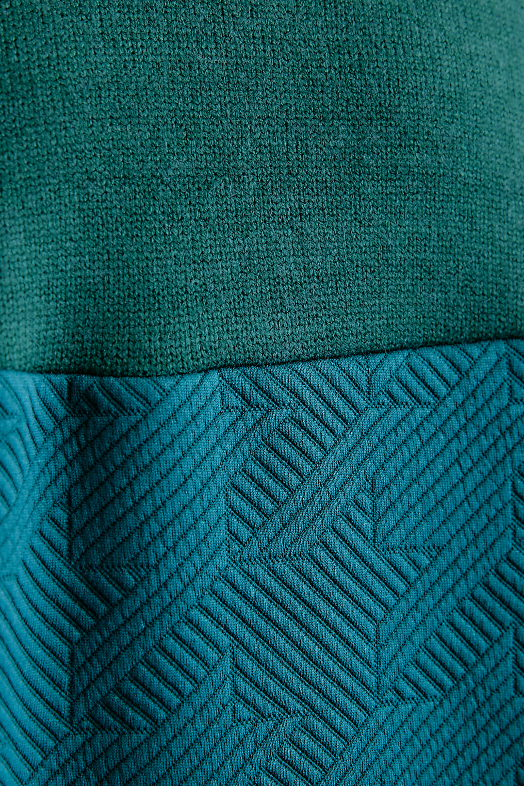 【予約】ジャガードニットコンビワンピース