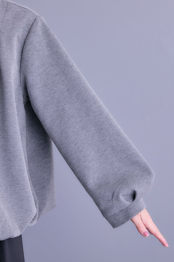 【予約】タックデザインバルーンシルエットブルゾン