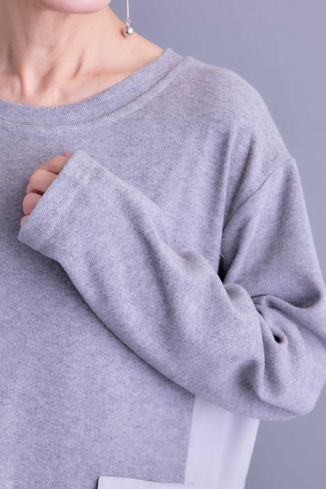 【予約】サイドプリーツニットワンピース