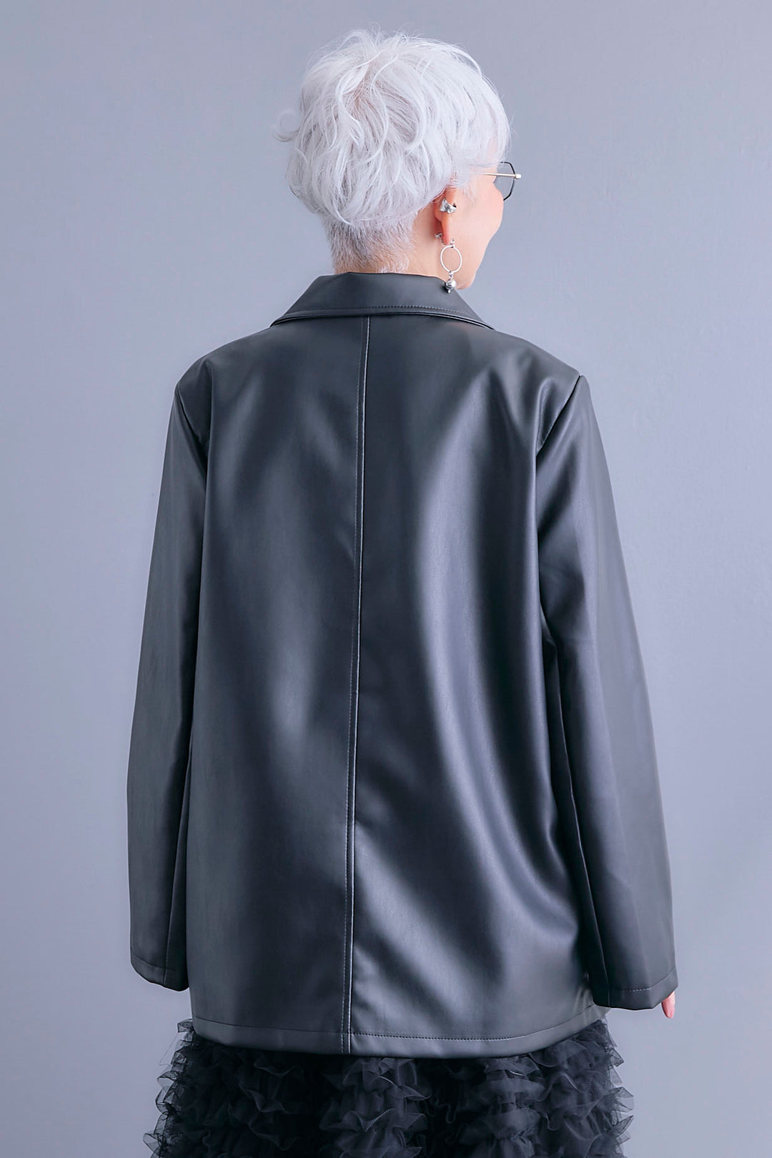 【予約】ソフトレザーテーラードジャケット