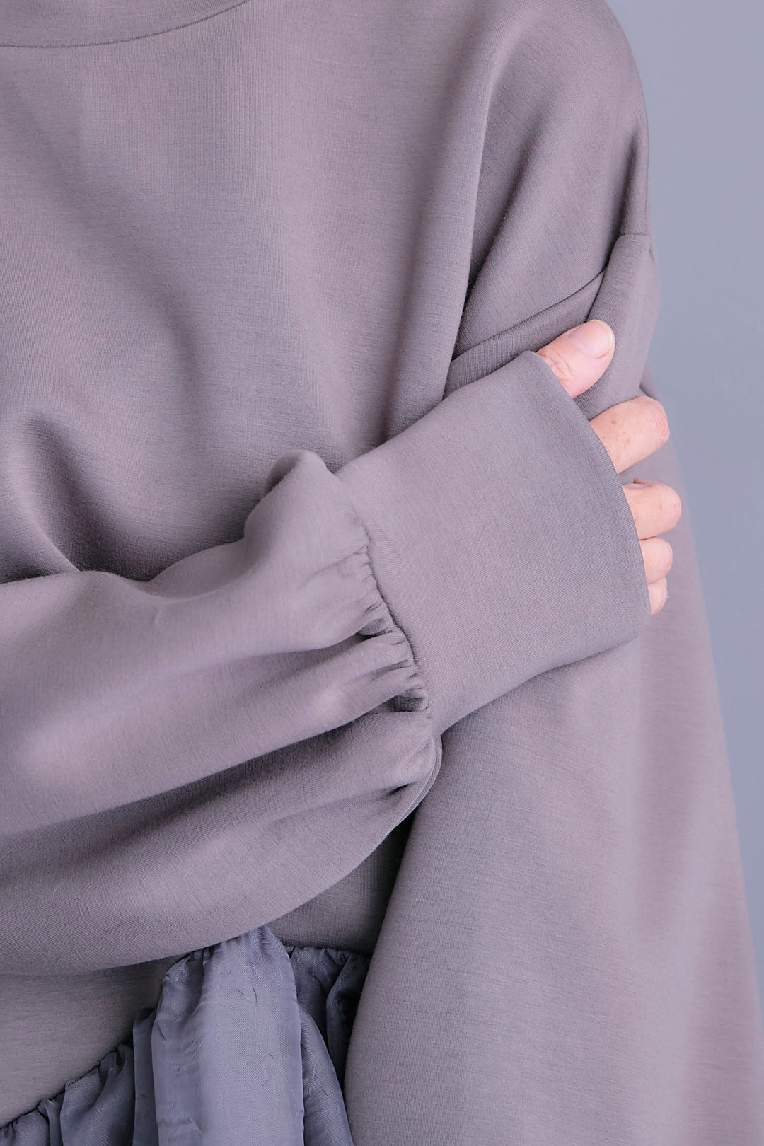 【予約】アシメペプラムオーガンジートップス