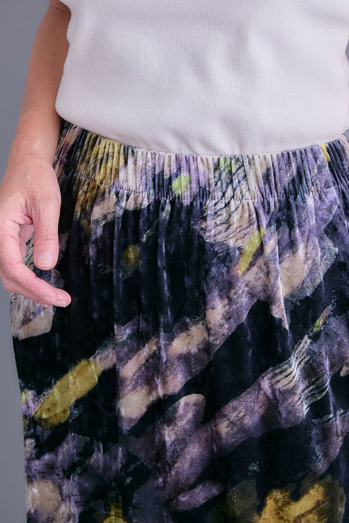 【予約】ベロアニュアンスアートスカート