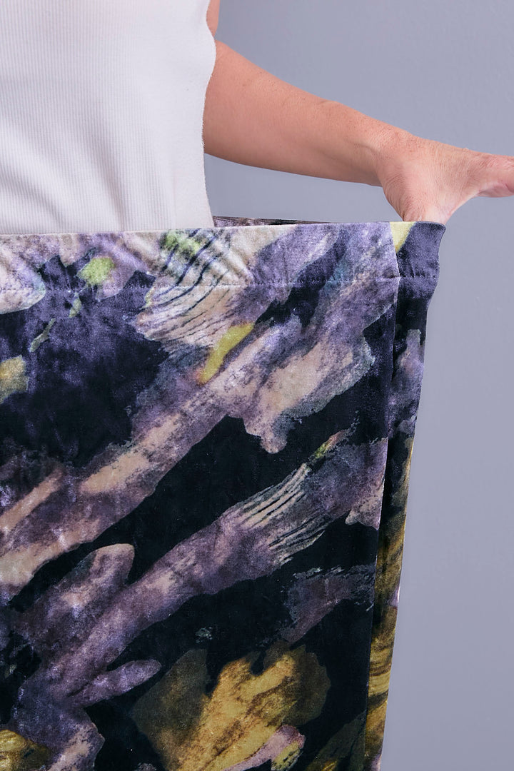 【予約】ベロアニュアンスアートスカート