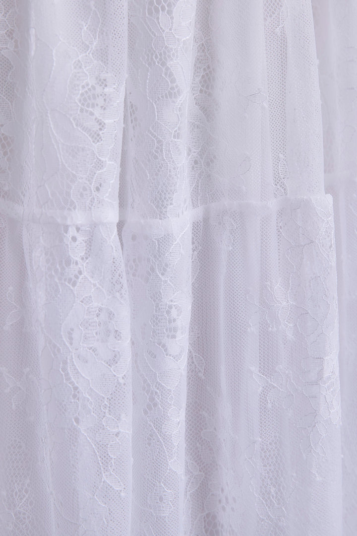 【SET】コーデュロイカラー10ozデニムジャケット+アシンメトリーロンT+アイラッシュレースロングスカート(3set)