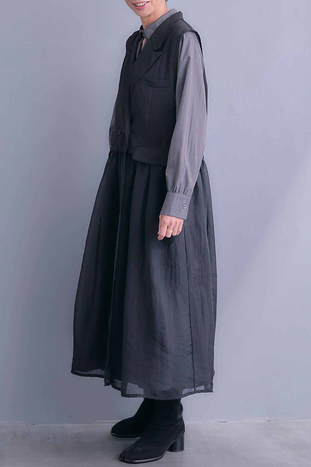 【予約】シアーオーガンジージャケットベスト