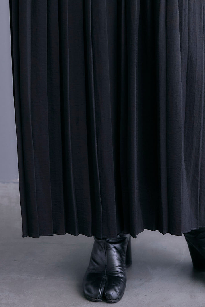 【予約】バルーンスリーブプリーツデザインワンピース