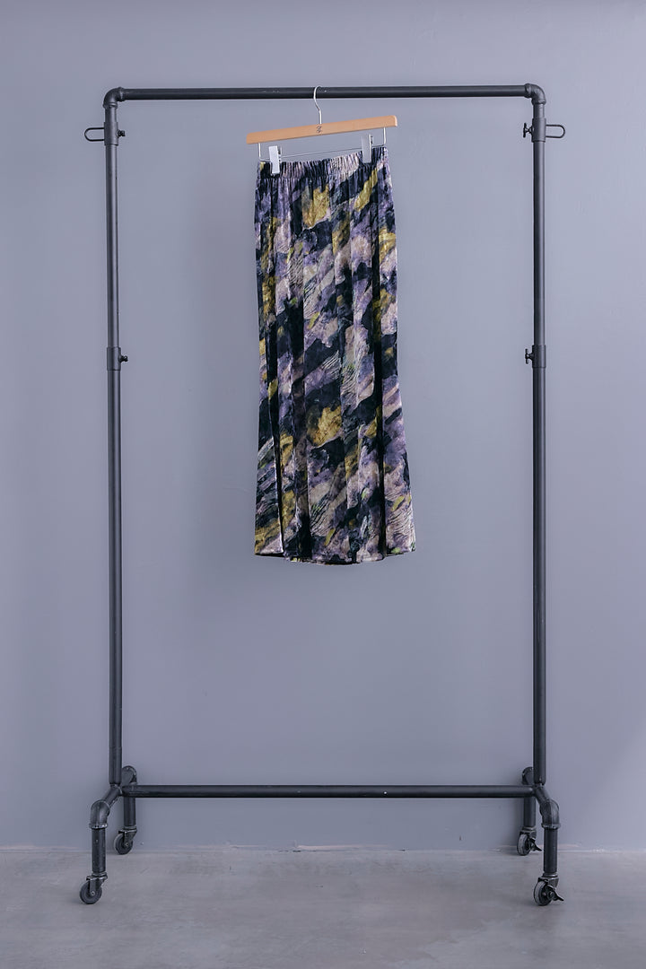 【予約】ベロアニュアンスアートスカート