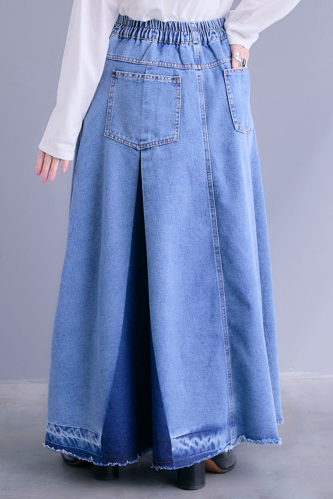 ブルーデニムスカート デニムスカート リジッドブルー / woadblue | ファッション通販 【公式