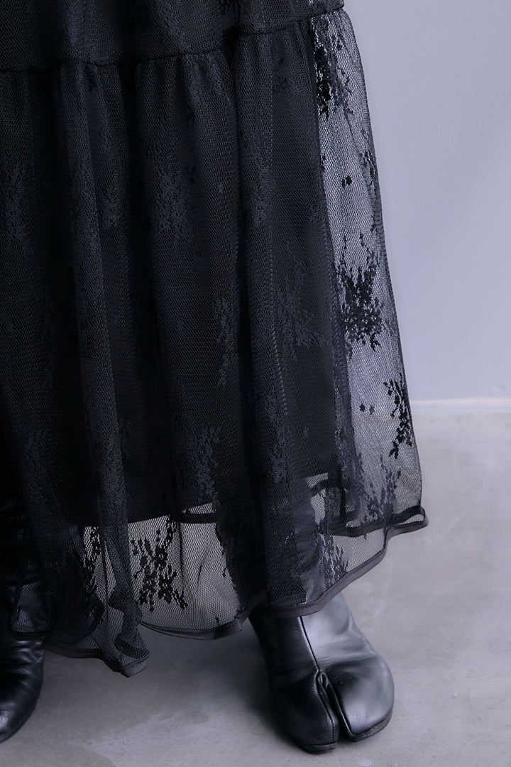 【予約】レースティアードスカート