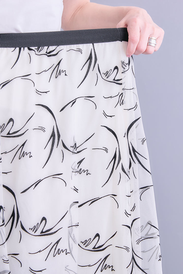 【予約】フロッキーアートシアーチュールスカート