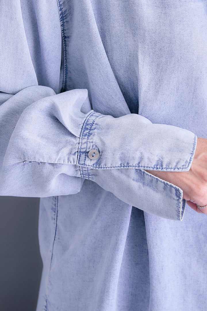 【予約】ウエストタックテンセルデニムシャツ