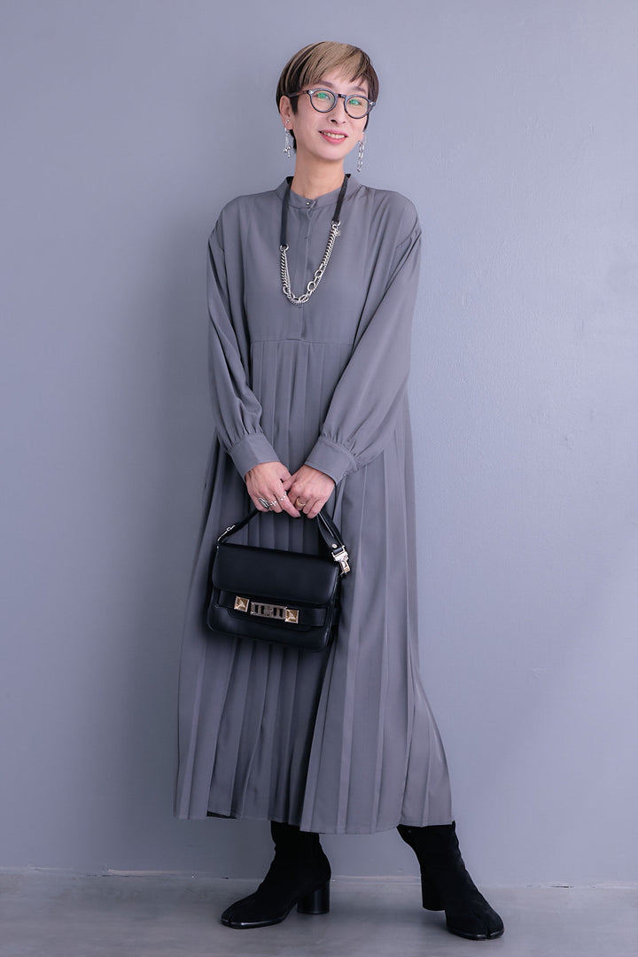 【2026新作】イレギュラープリーツワンピース