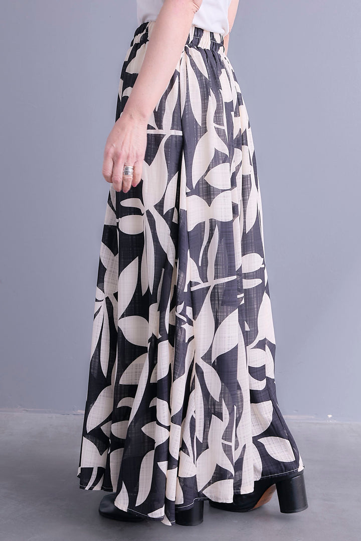 【SET】10ozライトデニムショートジャケット+アシメレースT+リーフアートフレアスカート(3set)