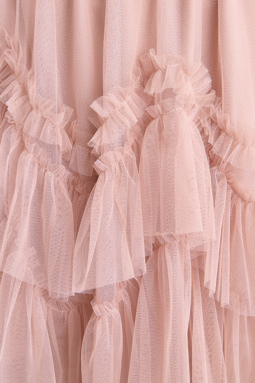 【即納】タッセルチュールティアードスカート