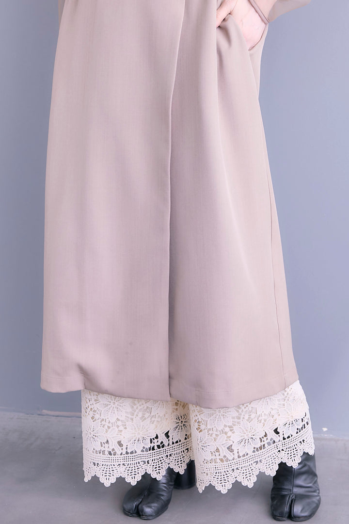【予約】ジレワンピース×チュールトップスSET