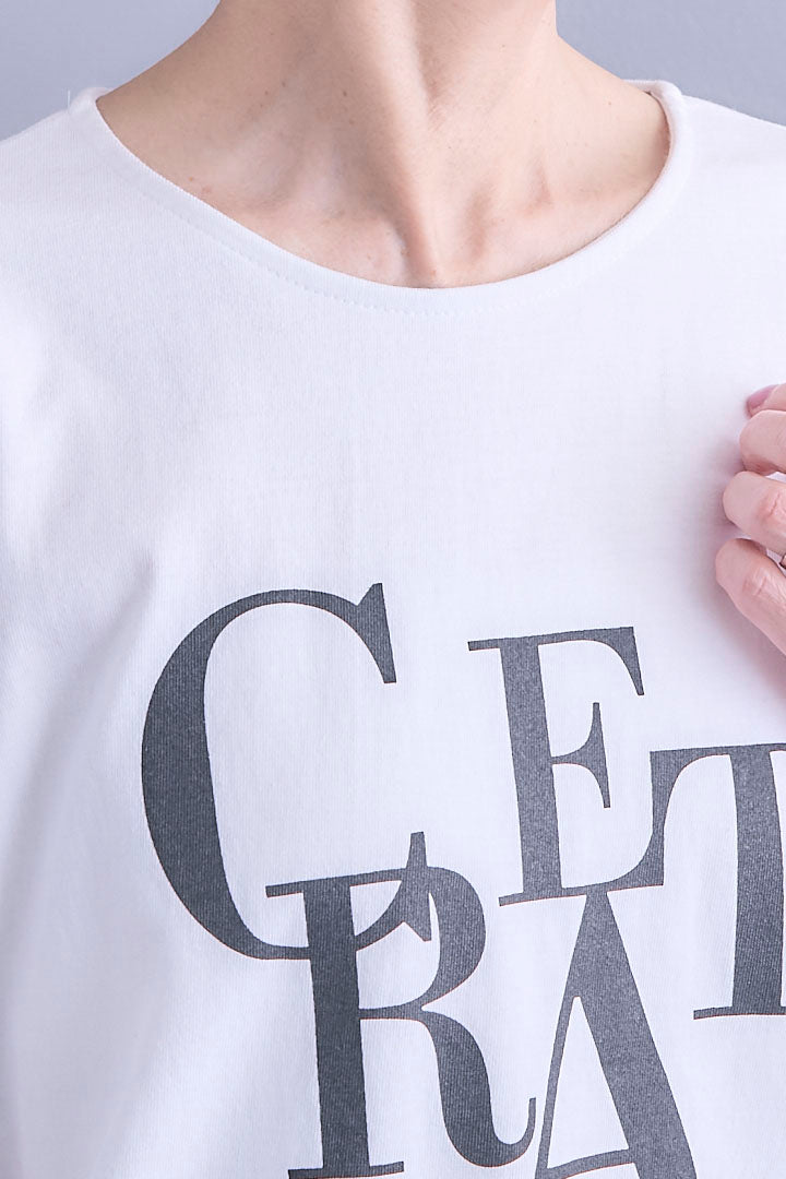 【即納】"CREAT"オーバースリットT