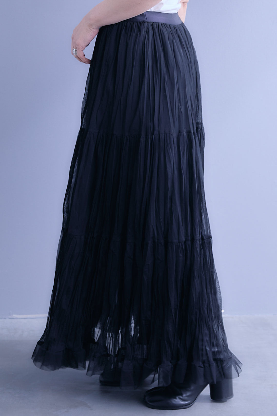 【予約】ソフトシャインクリンクルプリーツスカート