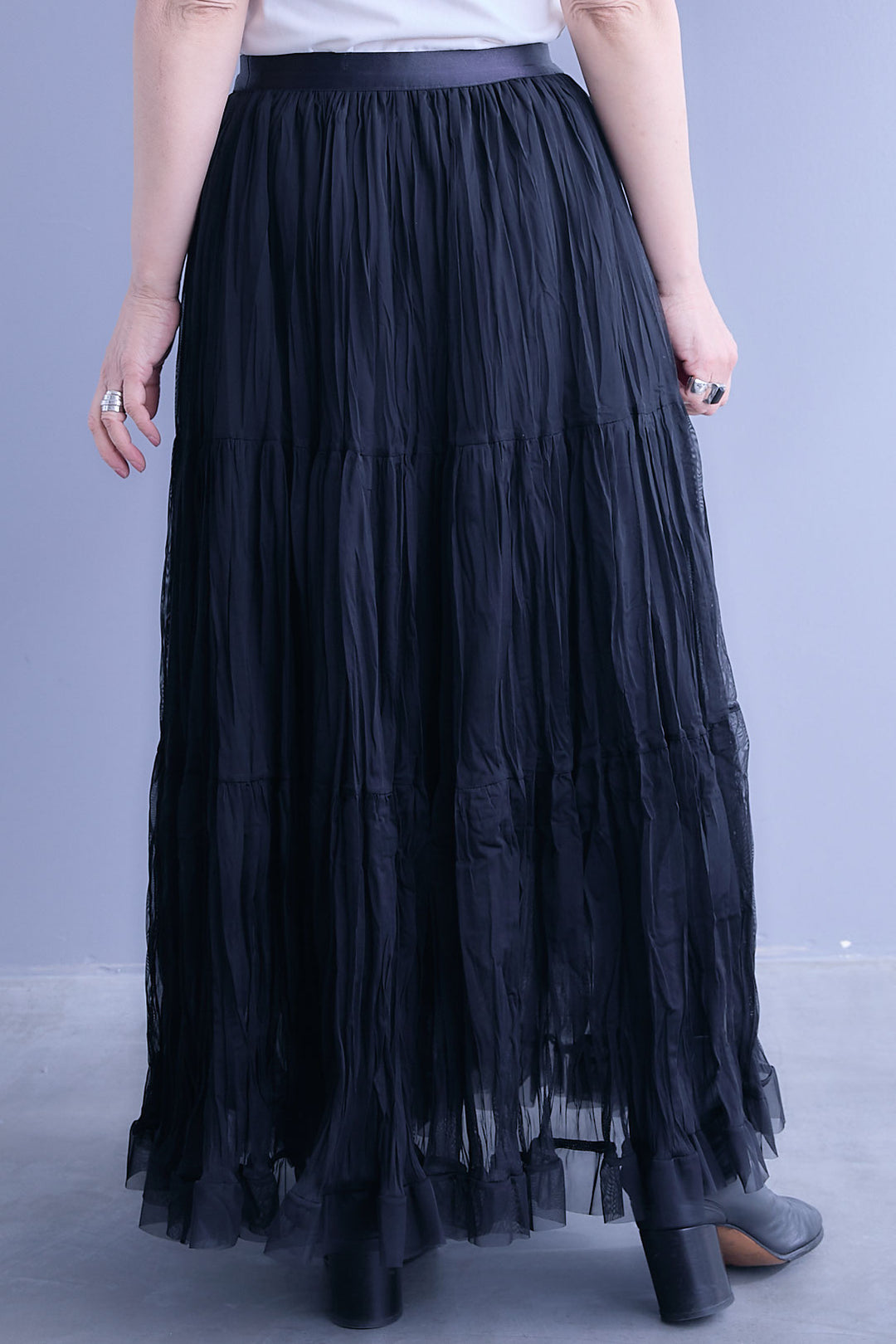 【予約】ソフトシャインクリンクルプリーツスカート