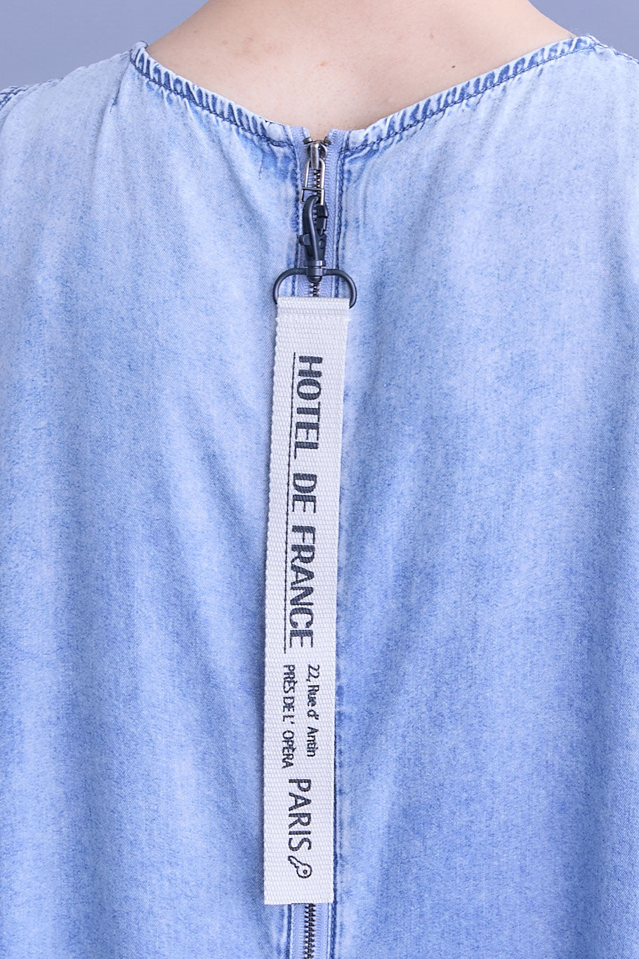 【予約】パウダーシルクヴィンテージデニムワンピース