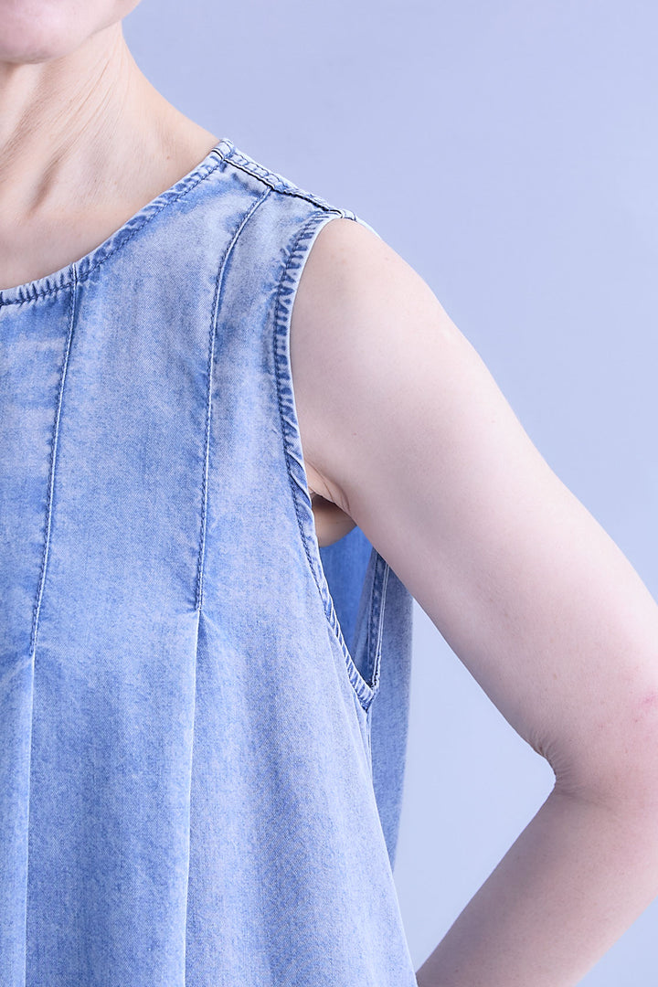 【SET】バルーンハーフスリーブMA-1ジャケット+パウダーシルクヴィンテージデニムワンピース(2set)